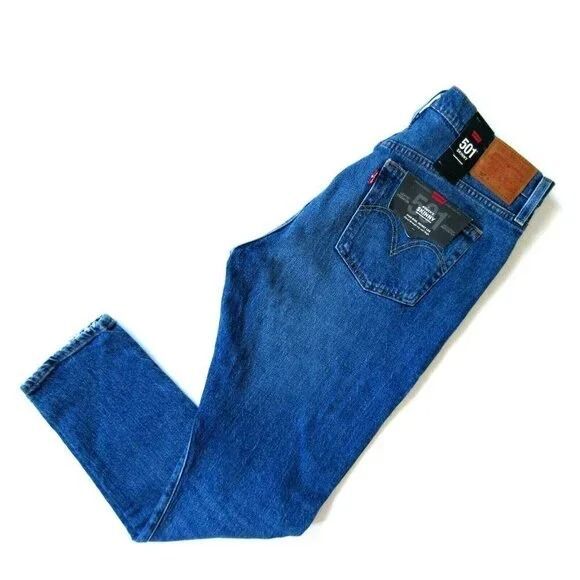 28 Levi's 501 High-Rise Skinny Leg Signature Button Fly